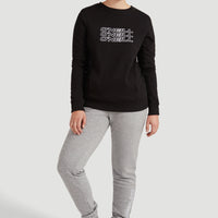 High-Waist Sweatpants | Silver Melee -A