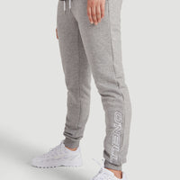 High-Waist Sweatpants | Silver Melee -A