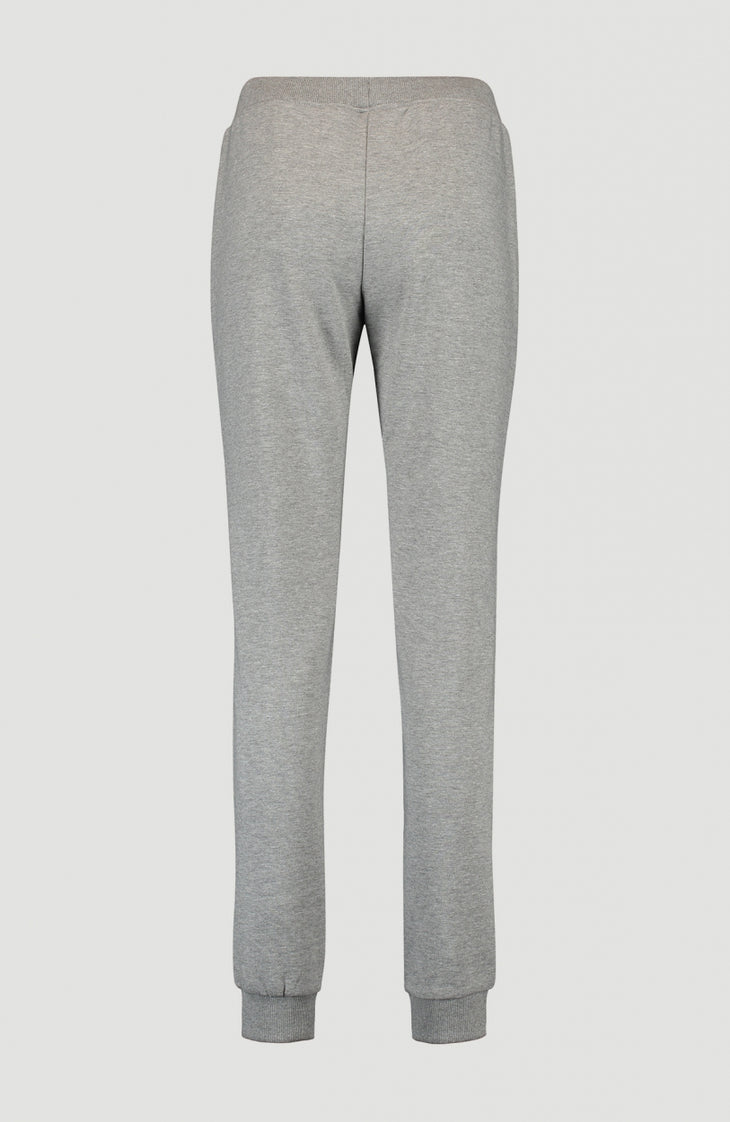High-Waist Sweatpants | Silver Melee -A