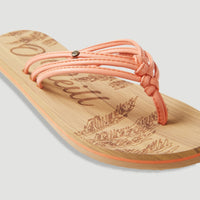 Ditsy Sandals | Fusion Coral
