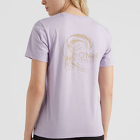 Circle Surfer T-Shirt | Purple Rose